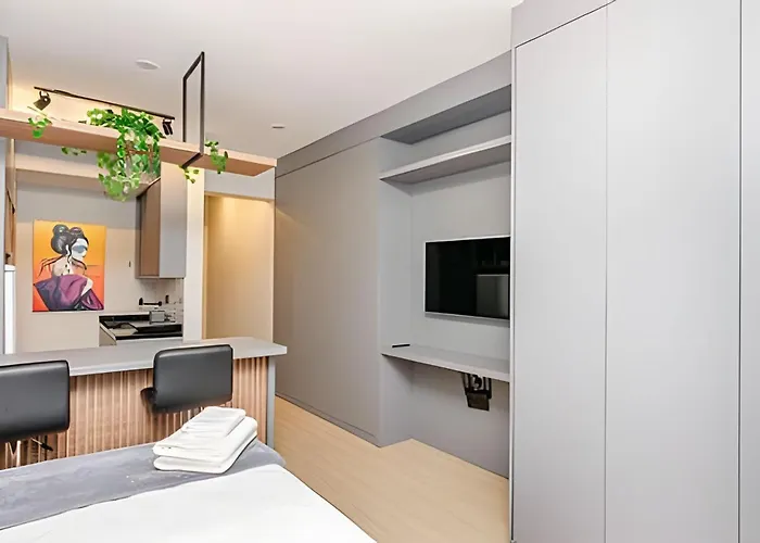 Studio Incrivel No Condo Clube Sky, Batel Soho By Urooms